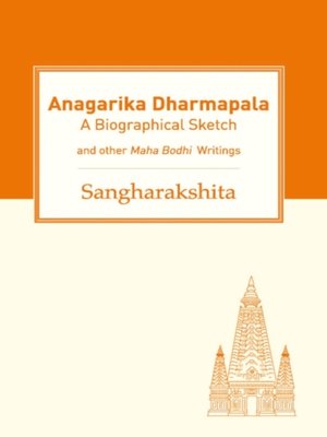 cover image of Anagarika Dharmapala